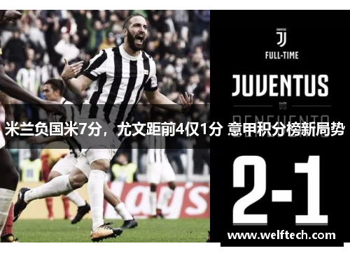 米兰负国米7分，尤文距前4仅1分 意甲积分榜新局势